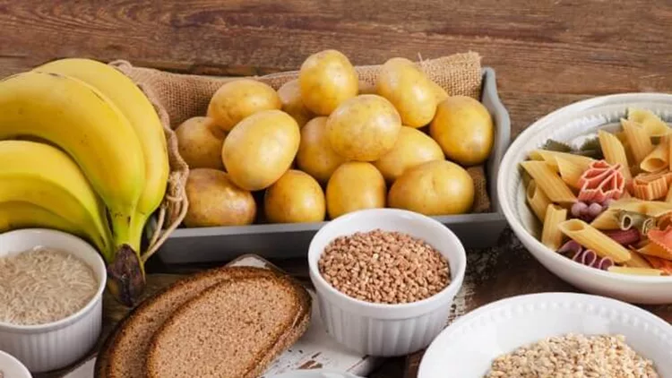 foods-high-in-carbohydrate-on-wooden-background-picture-id613046884