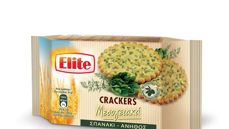 ELITE Crackers Σπανάκι & Άνηθος