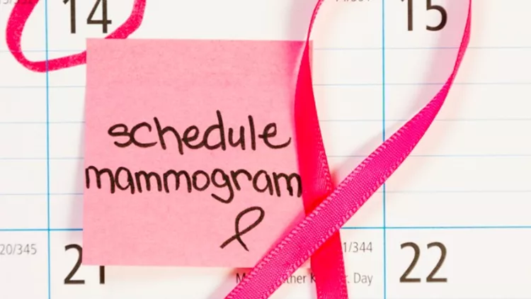 Ημερολόγιο με ραντεβού για μαστογραφία