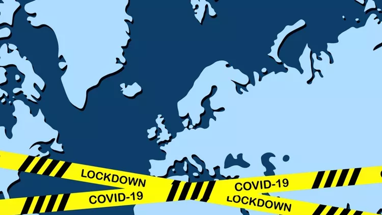 all-the-world-lock-down-and-stay-at-home-with-cross-line-lock-down-vector-id1215768524