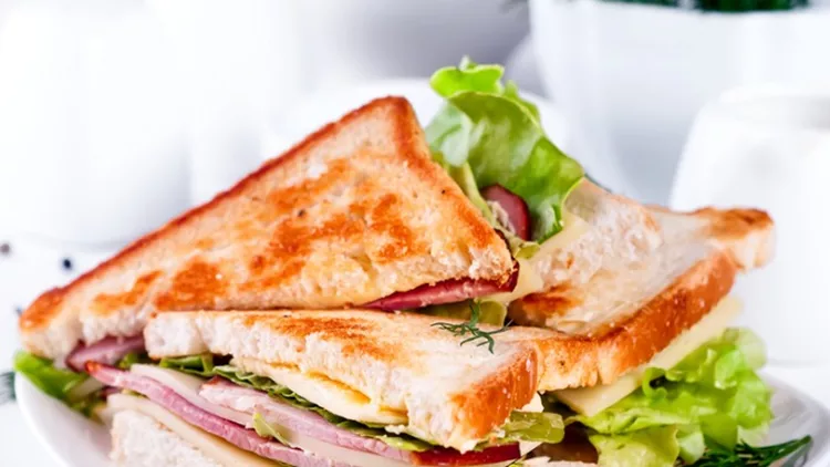 toast-sandwich-with-sausage-picture-id625792330