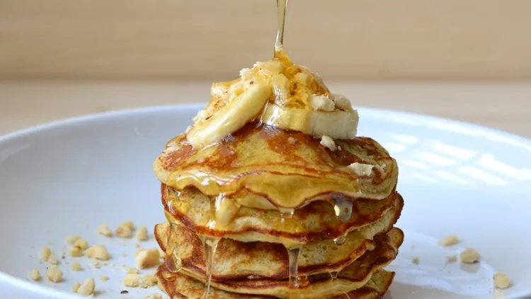 Pancakes με δύο υλικά