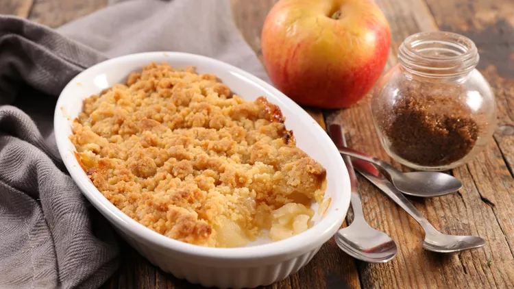 Γκρανόλα «Crumble μήλου»