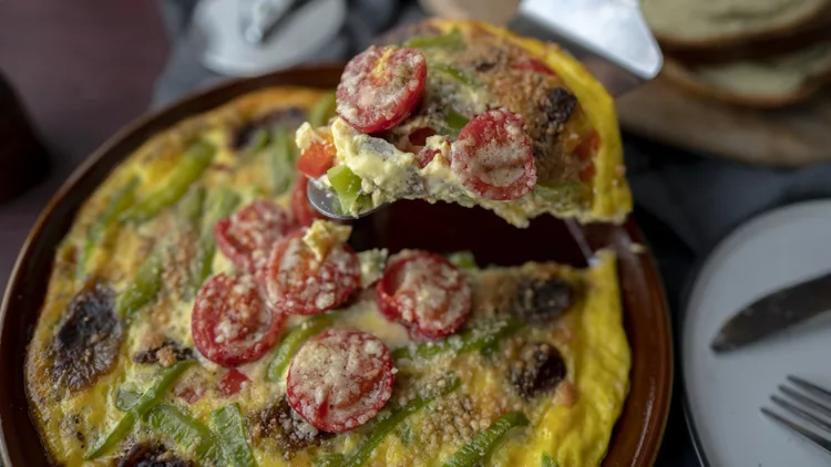 pizza omelet