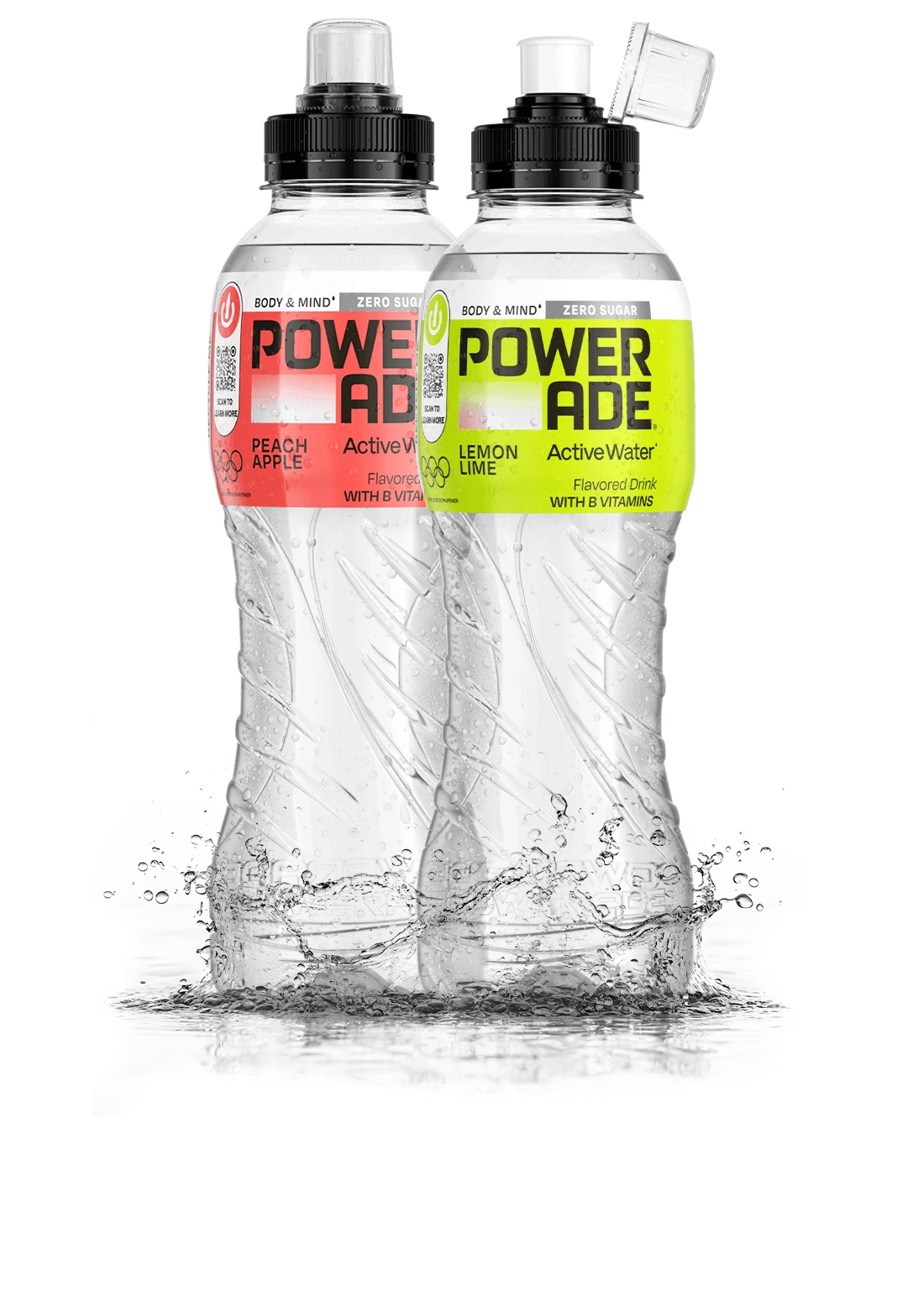 Powerade Active Water Peach Apple and Lemon Lime