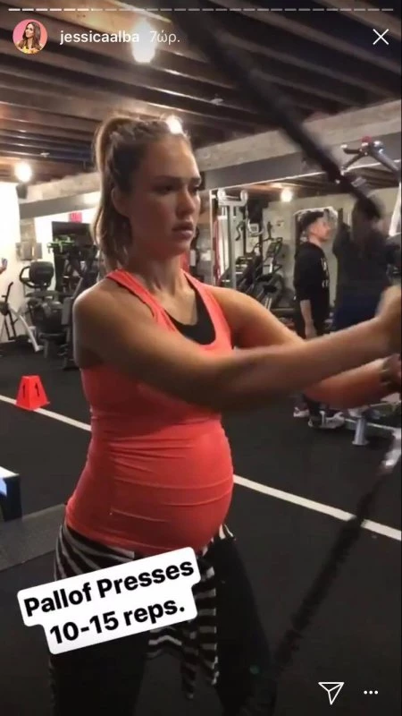 Η Jessica Alba είναι έγκυος στο τρίτο της παιδί και να πόσο σκληρά γυμνάζεται - εικόνα 14