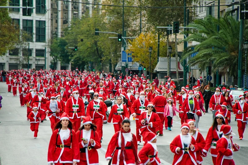 To 6o Santa Run επιστρέφει στο Κέντρο της Αθήνας - εικόνα 1